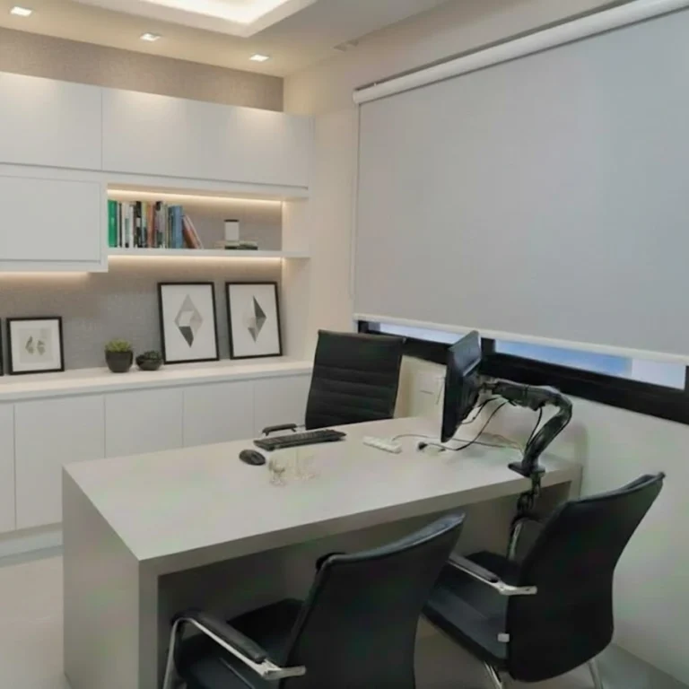 Persiana Rolô Blackout Tecido Brisk – Cinza