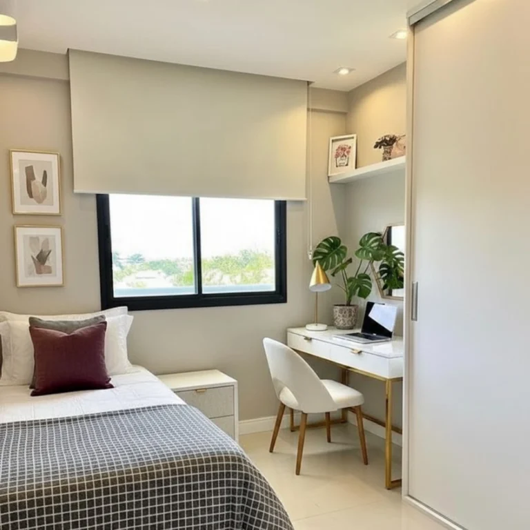 Persiana Rolô Blackout Tecido Brisk – Creme