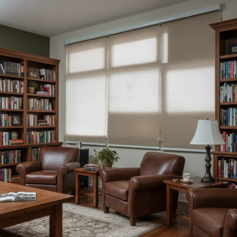 Persiana Rolô Linen Mescla Marrom