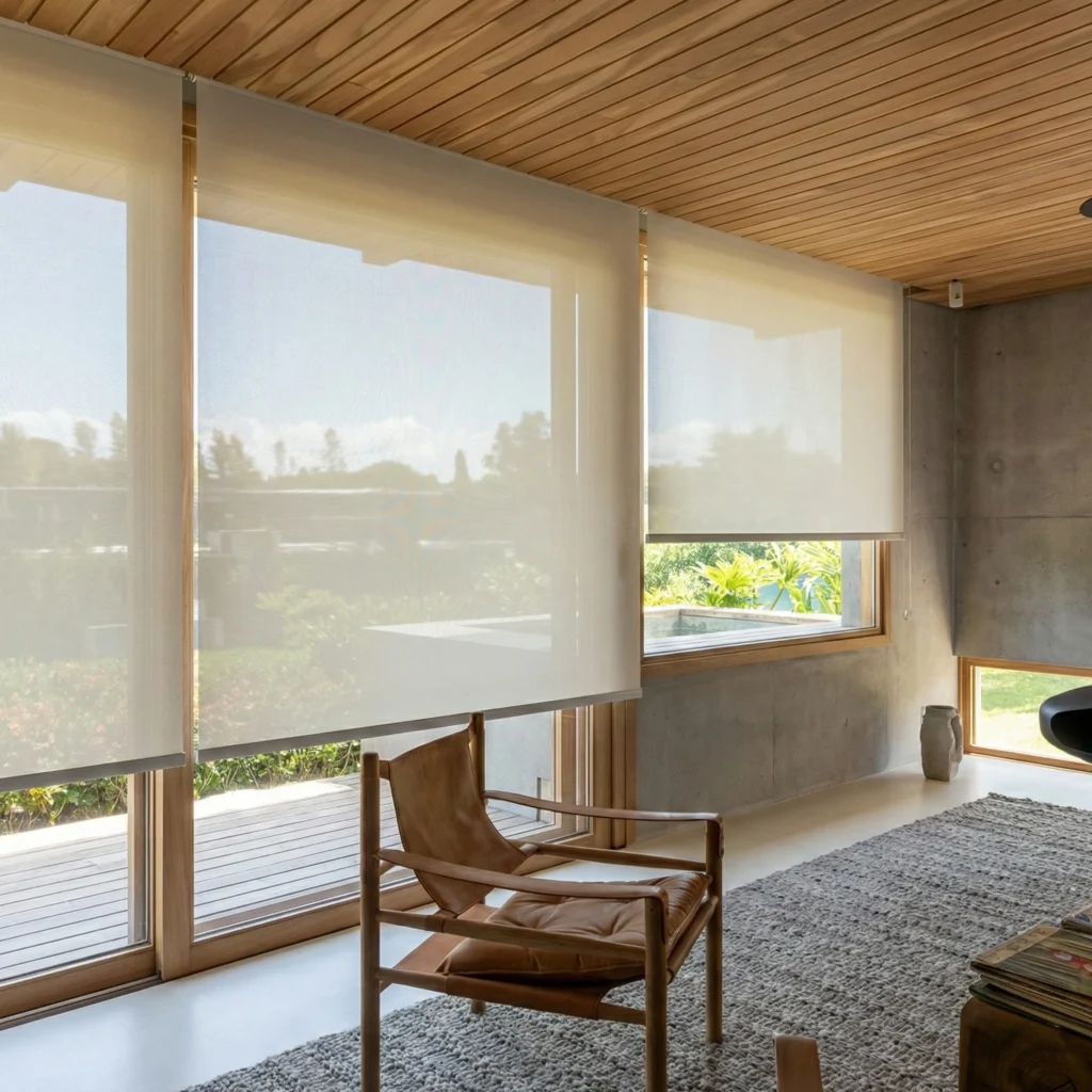 Persiana Rolô Tela Solar Screen 5% – Off-White