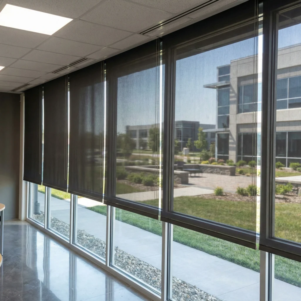 Persiana Rolô Tela Solar Screen 5% – Preta