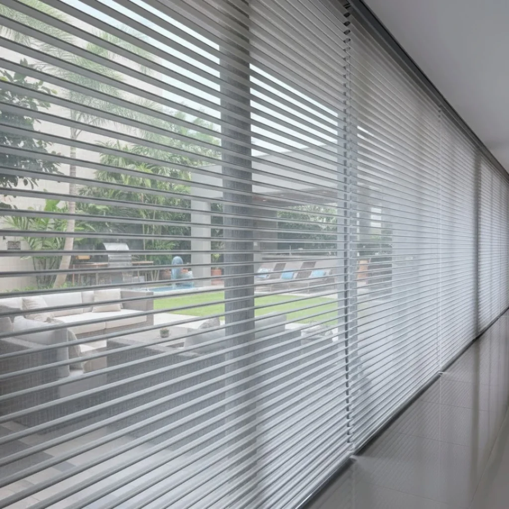 Cortina Sheer (Estilo Silhouette) – Branca