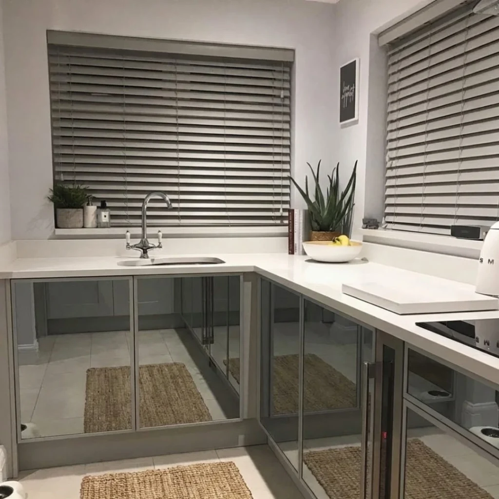 Persiana Horizontal de Madeira – Cinza